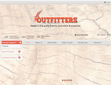 Tablet Screenshot of outfitters4africa.com